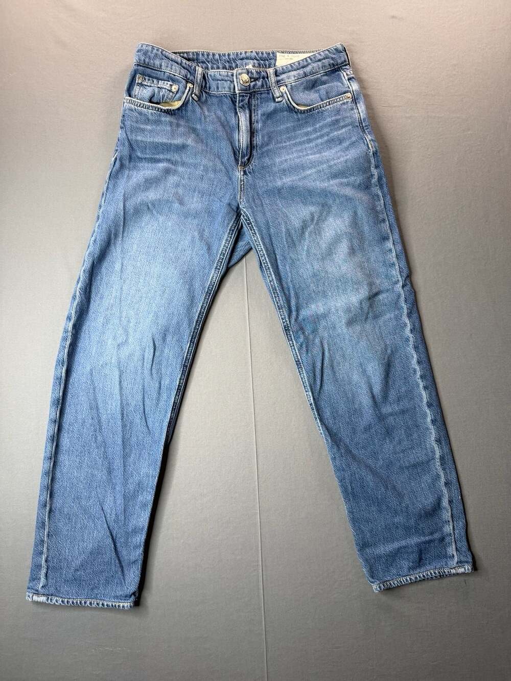 Rag & Bone Dre Low-Rise Baggy Boyfriend Jeans Millerton Size 26 - Picture 6 of 11